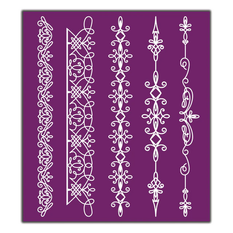 Image of Delicate Lace - Silkscreen Stencil