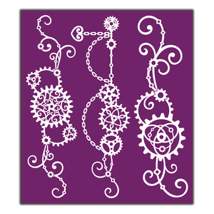 Steampunk - Silkscreen Stencil