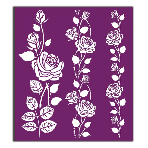 Image of Roses - Silkscreen Stencil