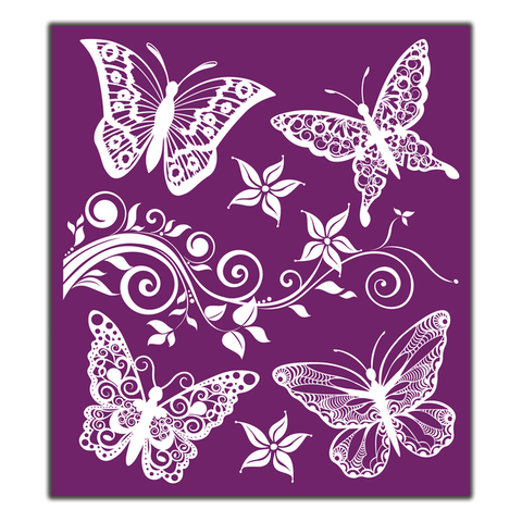 Image of Butterflies - Silkscreen Stencil