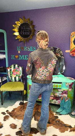 Image of Jacket - handpainted by Tricked Out Gypzies