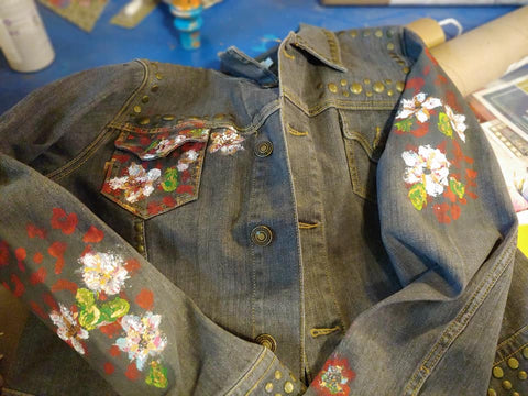 Image of Painted Jeans and Jackets!