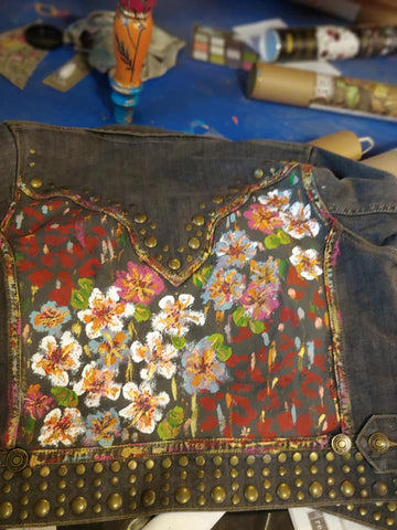 Image of Painted Jeans and Jackets!