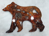 Bear metal sign