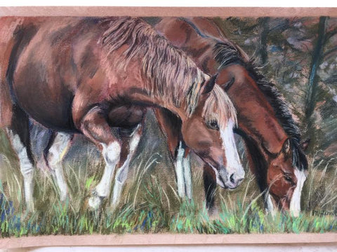 Image of Wild Horses by Maria Hamilton