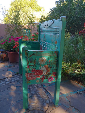 Image of You Belong with the Wildflowers Bench