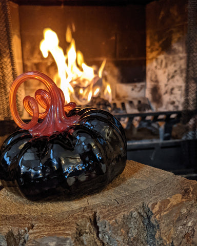 Image of Pumpkins - Glassblown by Q&B Glassworks