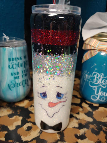 Image of Tis The Season Snowman Cup by Custom Designs by Gigi