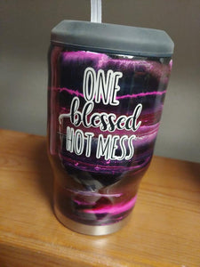 One Blessed Hot Mess by Custom Designs by Gigi