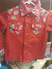 Red Feed Sack Shirts by Alma Hobbs