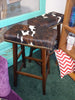 Cowhide Bar Stools (3) by L&B Upholstery