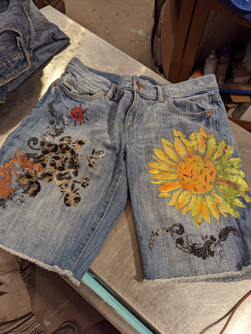 Image of Painted Jeans and Jackets!