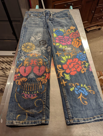 Image of Painted Jeans and Jackets!