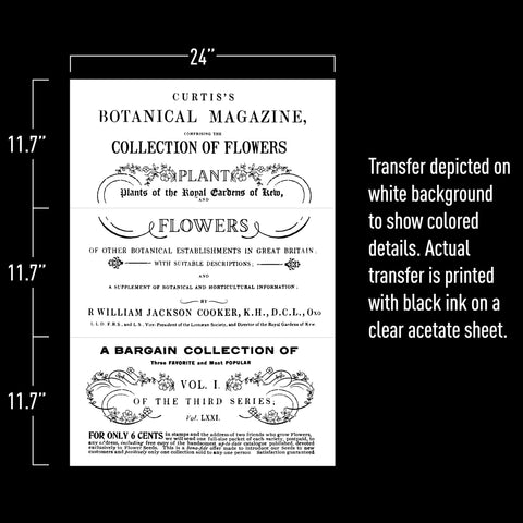 Image of Botanical Magazine - Redesign Decor Transfer