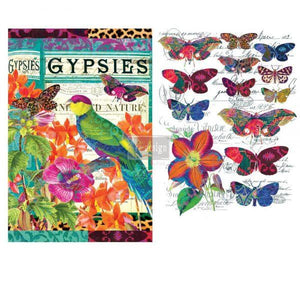 Boho Bird Butterfly - Redesign Decor Transfer