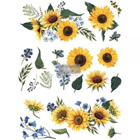 Image of Sunflower Fields - Redesign Decor Transfer