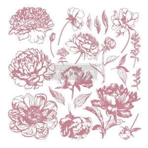 Linear Floral - Clearly Aligned Decor Stamp