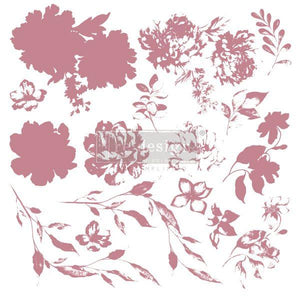 Sweet Blossoms - Clearly-Aligned Decor Stamp