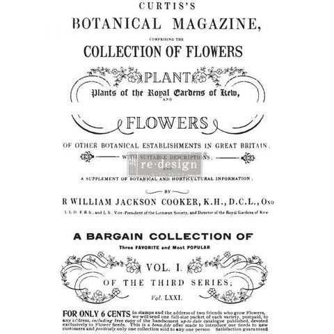 Image of Botanical Magazine - Redesign Decor Transfer