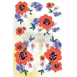 Modernist Cece Redesign Floral Transfer