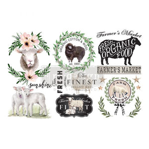 Sweet Lamb Redesign Decor Transfer