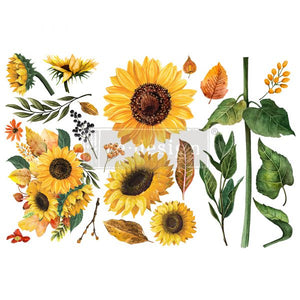 Sunflower Afternoon Redesign Decor Transfer