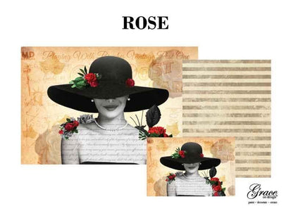 Rose Decoupage Pack - Grace on Design