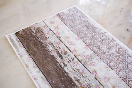 Pallet Wood Pattern  - Rice Decoupage Paper