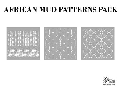 African Mud Stencil Pack