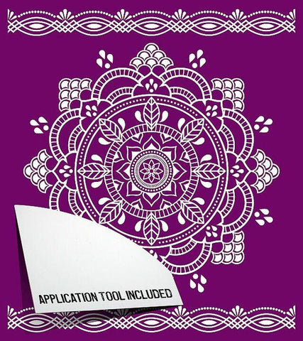 Image of Mandala Silkscreen Stencil-Belles and Whistles-Dixie Belle Paint