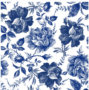 Set #9 Blue Sketched Flowers