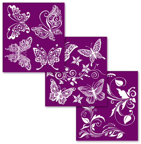 Image of Butterflies - Silkscreen Stencil