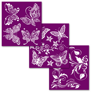 Butterflies - Silkscreen Stencil