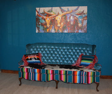 Serape Couch and Chairs