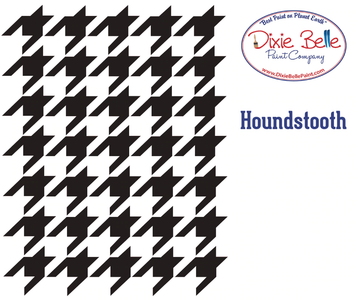 Houndstooth Stencil-Belles and Whistles-Dixie Belle Paint