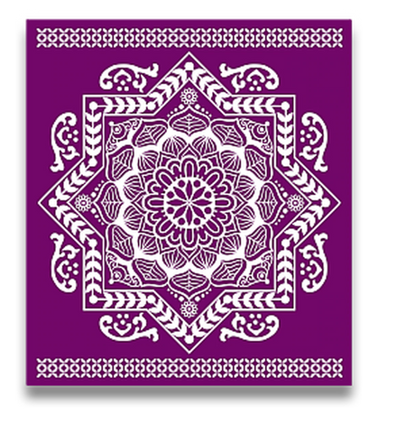 Image of Mandala Silkscreen Stencil-Belles and Whistles-Dixie Belle Paint