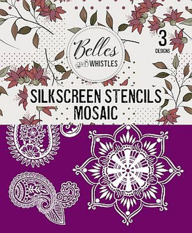 Image of Mosaic Silkscreen Stencil-Belles and Whistles-Dixie Belle Paint