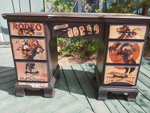 Image of RODEO Desk by Tricked Out Ponies