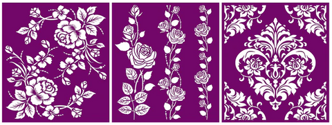 Image of Roses - Silkscreen Stencil