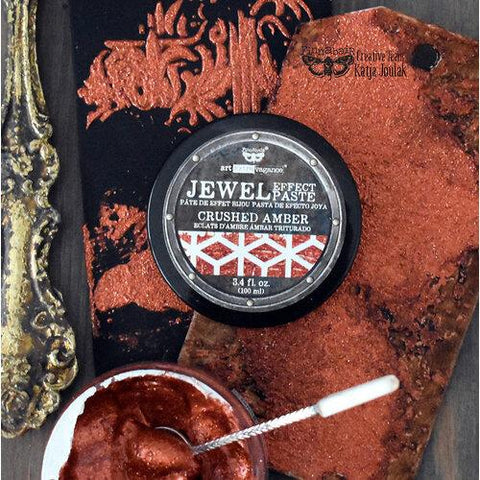 Image of Crushed Amber Jewel Effect Paste - Prima Art Extravagance