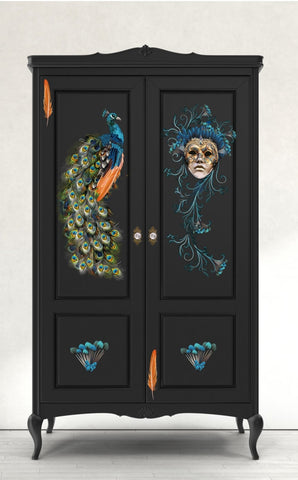 Image of The Peacock Hokus Pokus Image Transfer