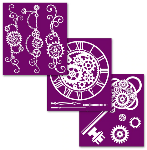 Image of Steampunk - Silkscreen Stencil