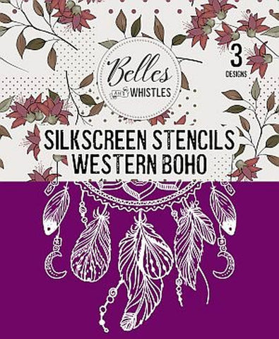 Image of Western Boho Silkscreen Stencil-Belles and Whistles-Dixie Belle Paint